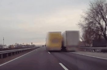 Riasztó közlekedési balhét rögzített a kamera az M5-ös autópályán
