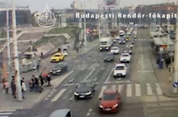 Kiadott egy videót a rendőrség a Hungária körúti balesetről
